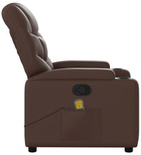 Massagesessel Braun Kunstleder