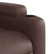 Massagesessel Braun Kunstleder