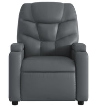 Massagesessel Grau Kunstleder