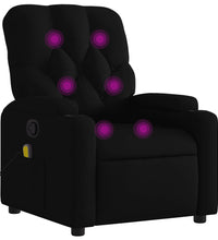 Massagesessel Schwarz Stoff