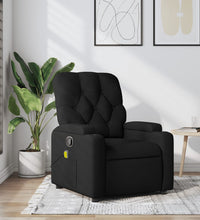 Massagesessel Schwarz Stoff
