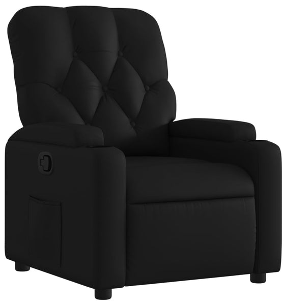 Relaxsessel Schwarz Kunstleder