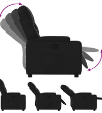 Relaxsessel Schwarz Kunstleder