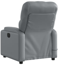 Massagesessel Grau Kunstleder