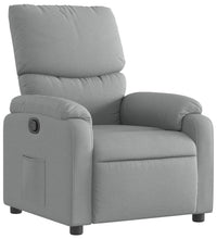Relaxsessel Hellgrau Stoff