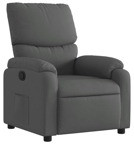 Relaxsessel Dunkelgrau Stoff