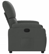 Relaxsessel Dunkelgrau Stoff
