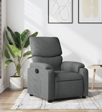 Relaxsessel Dunkelgrau Stoff