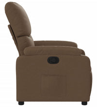 Relaxsessel Braun Stoff