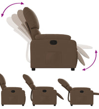 Relaxsessel Braun Stoff