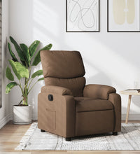 Relaxsessel Braun Stoff