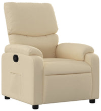 Relaxsessel Creme Stoff