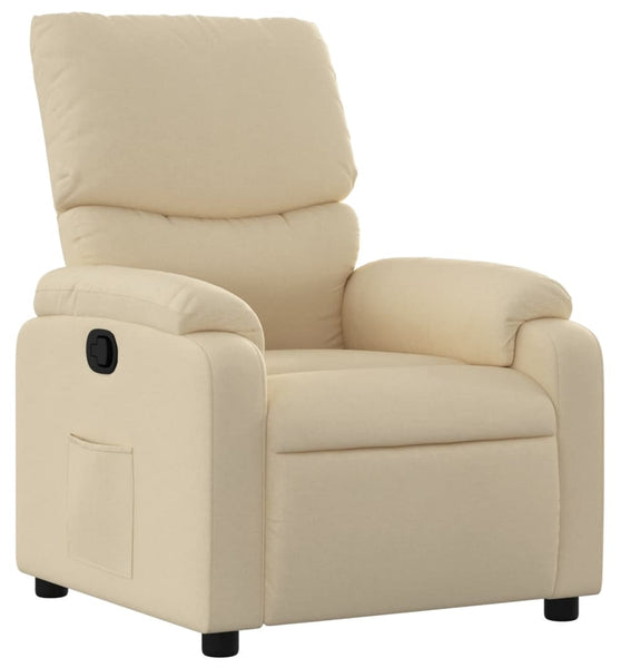 Relaxsessel Creme Stoff