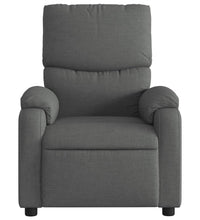 Massagesessel Dunkelgrau Stoff