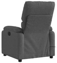 Massagesessel Dunkelgrau Stoff