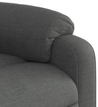 Massagesessel Dunkelgrau Stoff