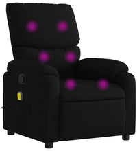 Massagesessel Schwarz Stoff