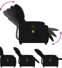 Massagesessel Schwarz Stoff