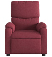 Massagesessel Weinrot Stoff