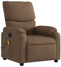 Massagesessel Braun Stoff