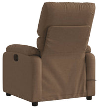 Massagesessel Braun Stoff