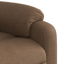 Massagesessel Braun Stoff