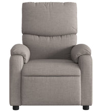 Massagesessel Taupe Stoff
