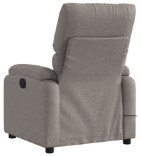 Massagesessel Taupe Stoff