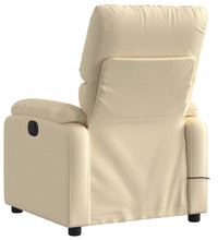 Massagesessel Creme Stoff