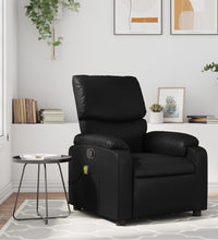 Massagesessel Schwarz Kunstleder
