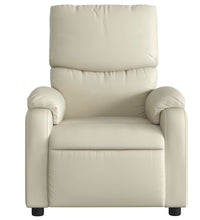 Massagesessel Creme Kunstleder