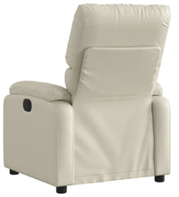 Massagesessel Creme Kunstleder