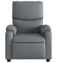 Massagesessel Grau Kunstleder