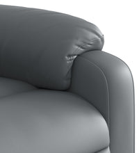 Massagesessel Grau Kunstleder