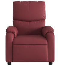 Massagesessel Weinrot Kunstleder