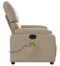 Massagesessel Cappuccino-Braun Kunstleder