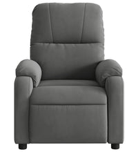 Massagesessel Dunkelgrau Mikrofasergewebe