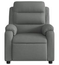 Massagesessel Dunkelgrau Stoff