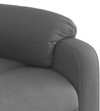 Massagesessel Dunkelgrau Stoff