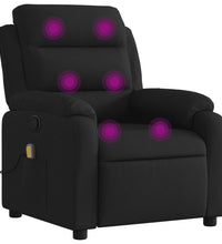 Massagesessel Schwarz Stoff