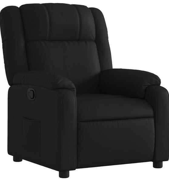 Relaxsessel Schwarz Kunstleder