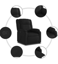 Relaxsessel Schwarz Kunstleder