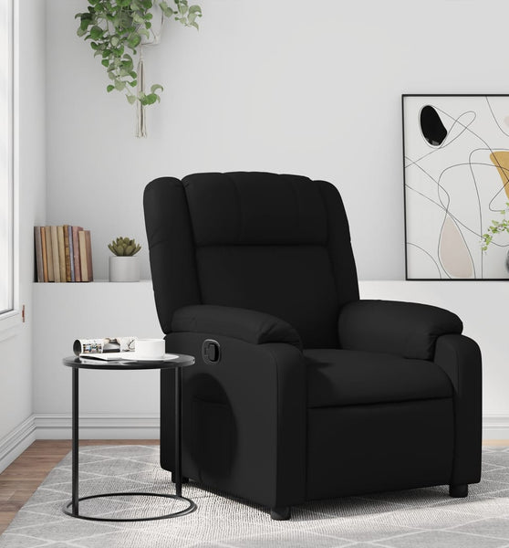 Relaxsessel Schwarz Kunstleder