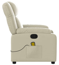 Massagesessel Creme Kunstleder