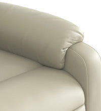 Massagesessel Creme Kunstleder