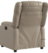 Massagesessel Cappuccino-Braun Kunstleder