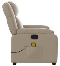 Massagesessel Cappuccino-Braun Kunstleder