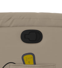 Massagesessel Cappuccino-Braun Kunstleder