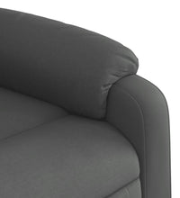 Massagesessel Dunkelgrau Stoff