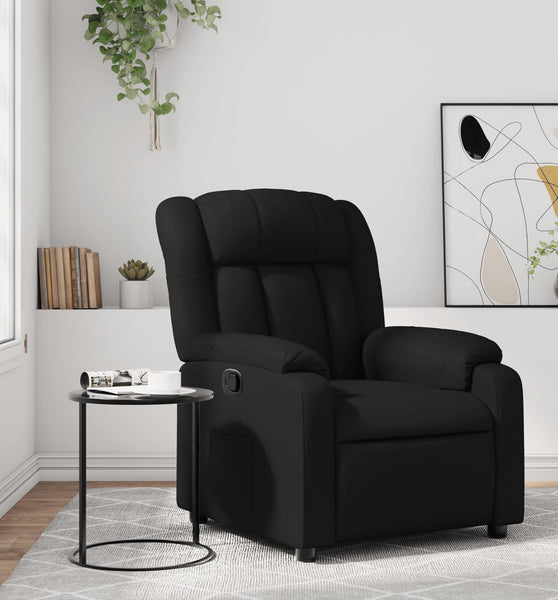 Relaxsessel Schwarz Kunstleder